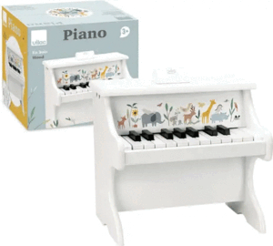 PIANO MADERA CON PARTITURAS