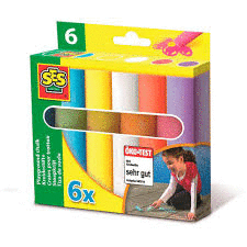 JUEGO 6 TIZAS DE COLORES