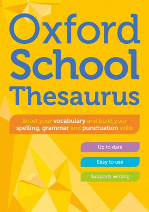 DICCIONARIO OXFORD SCHOOL THESAURUS