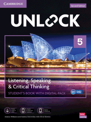 UNLOCK LEVEL 5 LISTENING, SPEAKING AND CRITICAL THINKING STUDENT'S BOOK WITH DIG