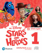 MY DISNEY STARS AND HEROES BRITISH EDITION LEVEL 1 ACTIVITY BOOK WITH EB