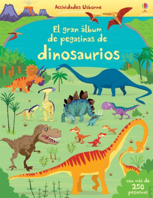 GRAN ALBUM DE PEGATINAS DE DINOSAURIOS