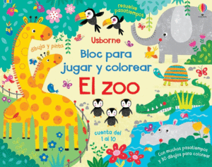 EL ZOO BLOC JUGAR Y COLOREAR