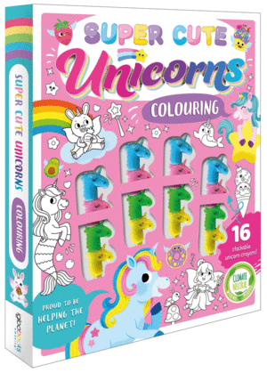SUPER CUTE UNICORNS COLOURING