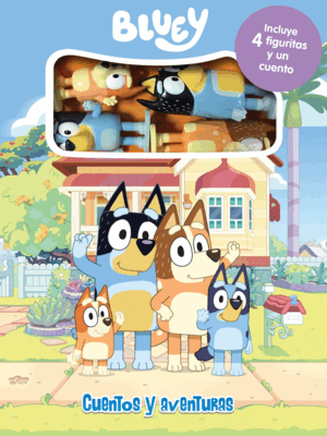 BLUEY INCLUYE 4 FIGURITAS