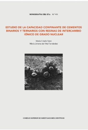 ESTUDIO DE LA CAPACIDAD CONFINANTE DE CEMENTOS BINARIOS Y TERNARIOS CON RESINAS