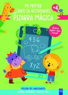 MI PRIMER LIBRO DE ACTIVIDADES CON PIZARRA MÁGICA VERDE