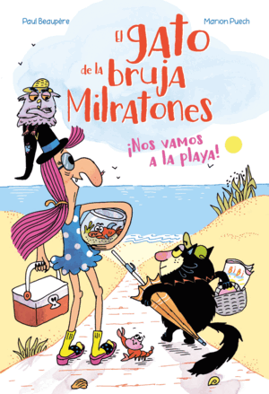 GATO DE LA BRUJA MILRATONES, EL .NOS VAMOS A LA PLAYA