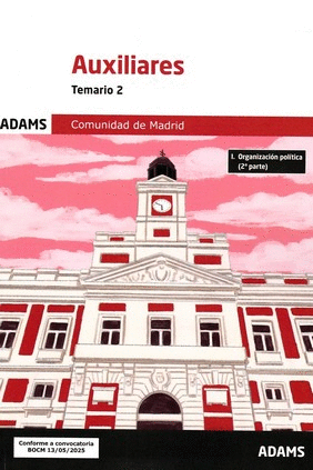 AUXILIARES ( COMUNIDAD DE MADRID) - TEMARIO 2