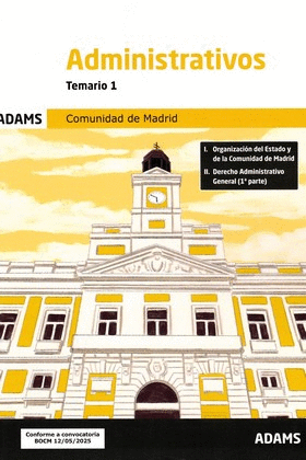 ADMINISTRATIVOS - TEMARIO 1 ( COMUNIDAD DE MADRID)