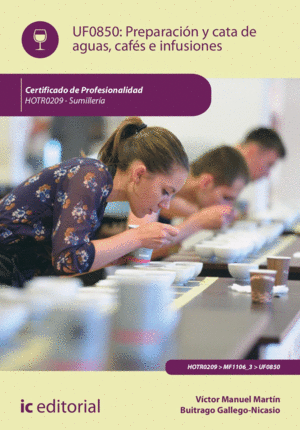 PREPARACIÓN Y CATA DE AGUAS, CAFÉS E INFUSIONES. HOTR0209