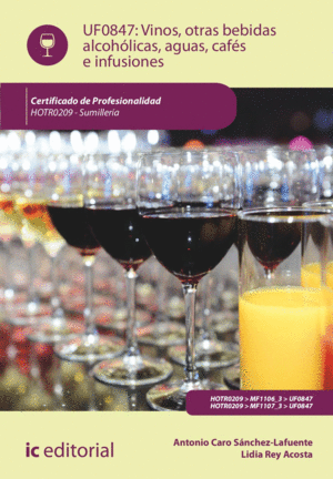 VINOS, OTRAS BEBIDAS ALCOHÓLICAS, AGUAS, CAFÉS E INFUSIONES. HOTR0209 - SUMILLER