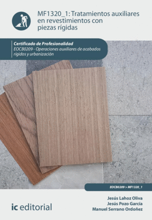 TRATAMIENTOS AUXILIARES EN REVESTIMIENTOS CON PIEZAS RÍGIDAS. EOCB0209