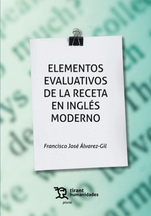ELEMENTOS EVALUATIVOS DE LA RECETA EN INGLES MODERNO