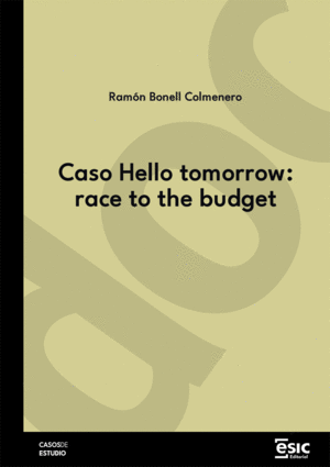 CASO HELLO TOMORROW: RACE TO THE BUDGET