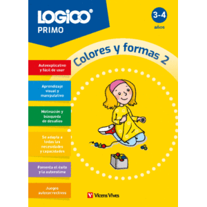 LOGICO PRIMO COLORES Y FORMAS 2 (3-4 AÑOS)