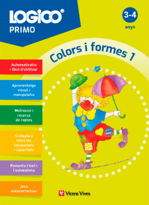 LOGICO PRIMO. COLORS I FORMES 1 (3-4 ANYS)