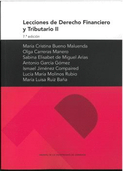 LECCIONES DE DERECHO FINANCIERO Y TRIBUTARIO II 7º ED. 2023