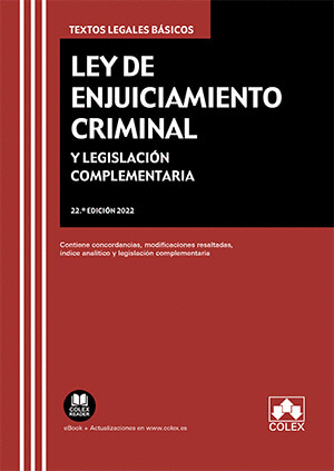 LEY ENJUICIAMIENTO CRIMINAL (TLB 2022)