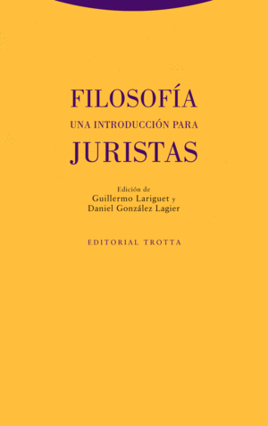 FILOSOFÍA. UNA INTRODUCCIÓN PARA JURISTAS