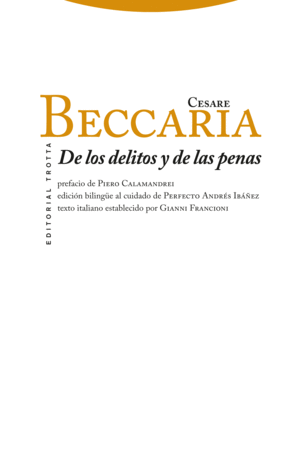 DE LOS DELITOS Y DE LAS PENAS