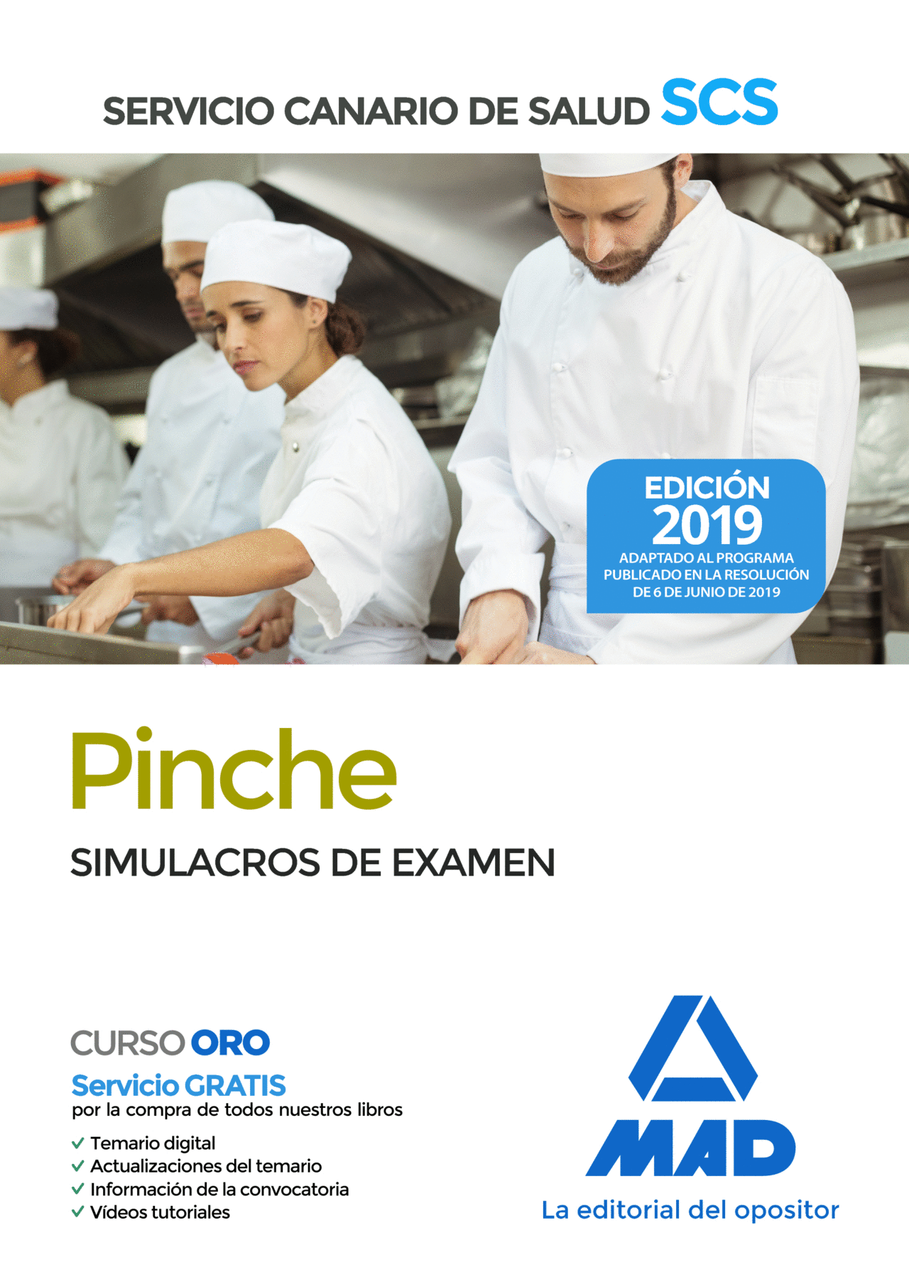 PINCHE DEL SERVICIO CANARIO DE SALUD. SIMULACROS DE EXAMEN