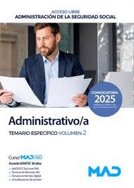 ADMINISTRATIVO TEMARIO ESPECIFICO II SEGURIDAD SOCIAL