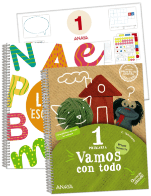 VAMOS CON TODO 1. PRIMER TRIMESTRE. + PUNTO DE LECTURA 1. + MATERIAL MANIPULATIV