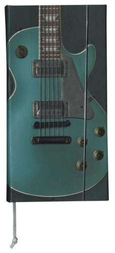 LIBRETA PEQUEÑA GIBSON LES PAUL (GUITARRA VERDE)