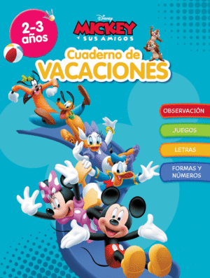 CUADERNO DE VACACIONES MICKEY 2-3 AÑOS
