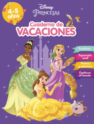 CUADERNO DE VACACIONES PRINCESAS DISNEU (4-5 AÑOS)