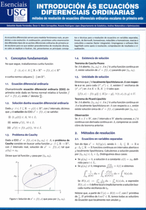 INTRODUCIÓN ÁS ECUACIÓNS DIFERENCIAIS ORDINARIAS