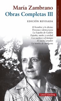 MARIA ZAMBRANO LIBROS (1955-1973)- REVISADO