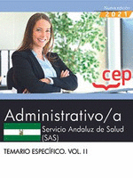 ADMINISTRATIVO SERVICIO ANDALUZ DE SALUD TEMARIO ESPECIFICO VOL II