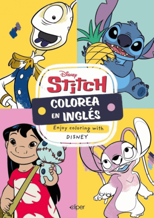APRENDE Y COLOREA EN INGLÉS CON STITCH