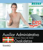 AUXILIAR ADMINISTRATIVO SERVICIO VASCO DE SALUD OSAKIDETZA TEMARIO