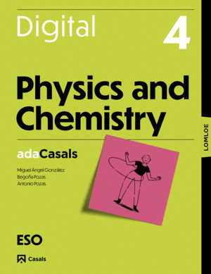 PHYSICS AND CHEMISTRY 4 ESO ADA DIGITAL BOOK LOMLOE