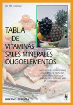 TABLA DE VITAMINAS*SALES OLIGOELEMENTOS