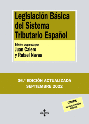 LEGISLACIÓN BÁSICA DEL SISTEMA TRIBUTARIO ESPAÑOL