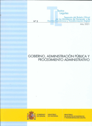 GOBIERNO, ADMINISTRACION PUBLICA Y PROCEDIMIENTO ADMINISTRATIVO 2021.