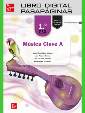 MÚSICA CLAVE A - 1.º ESO. LIBRO DIGITAL PASAPÁGINAS