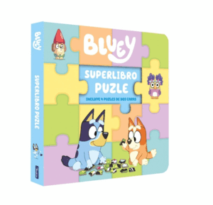 BLUEY 4 PUZLES PARA LEER Y JUGAR