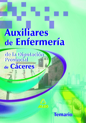 AUXILIARES DE ENFERMERIA DE LA DIPUTACION PROVINCIAL DE CACERES