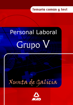 PERSONAL LABORAL DE LA XUNTA DE GALICIA. GRUPO V