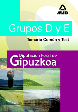 GRUPOS D Y E DE LA DIPUTACION DE GIPUZKOA