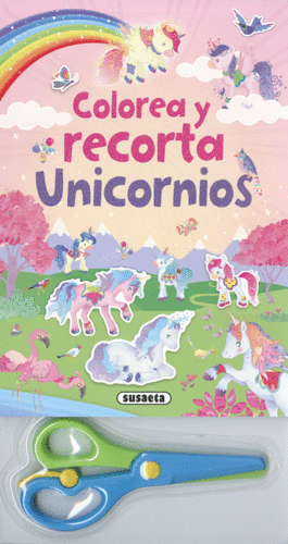 UNICORNIOS (COLOREA Y RECORTA)