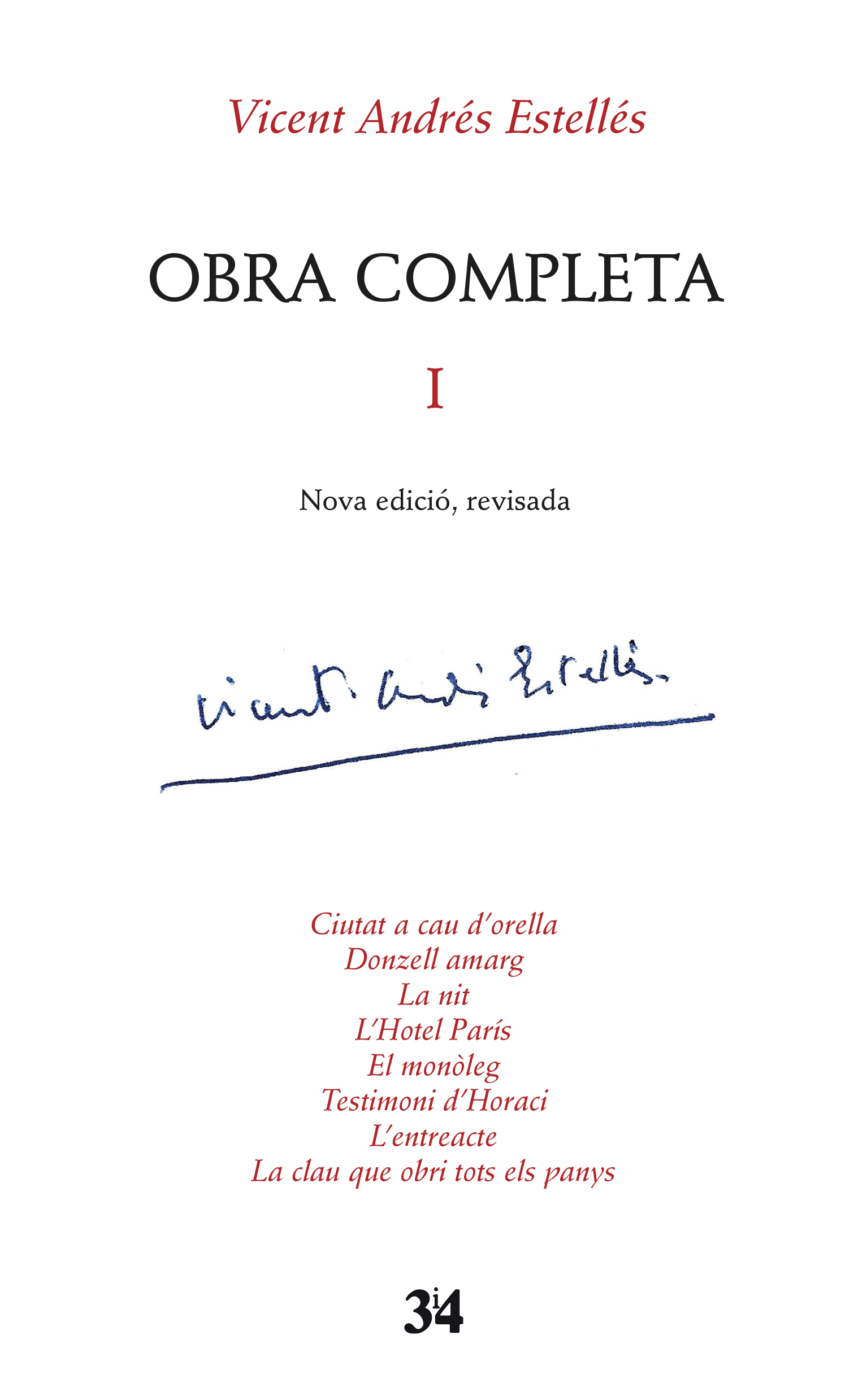 OBRA COMPLETA I