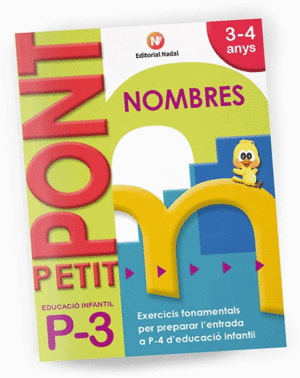 QUADERN PETIT PONT NOMBRES P3 3-4 ANYS