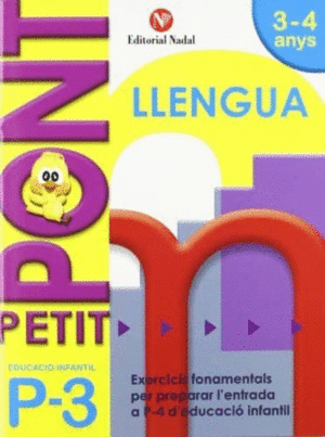 QUADERN PETIT PONT LLENGUA P3 3-4 ANYS