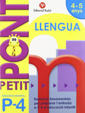 QUADERN PETIT PONT P4 LLENGUA 4-5 ANYS